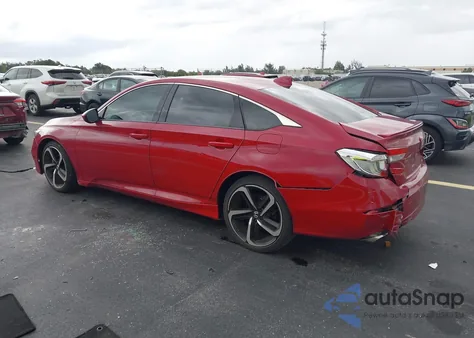 2018 Honda Accord Sport from USA, damaged, VIN 1HGCV1F32JA182769